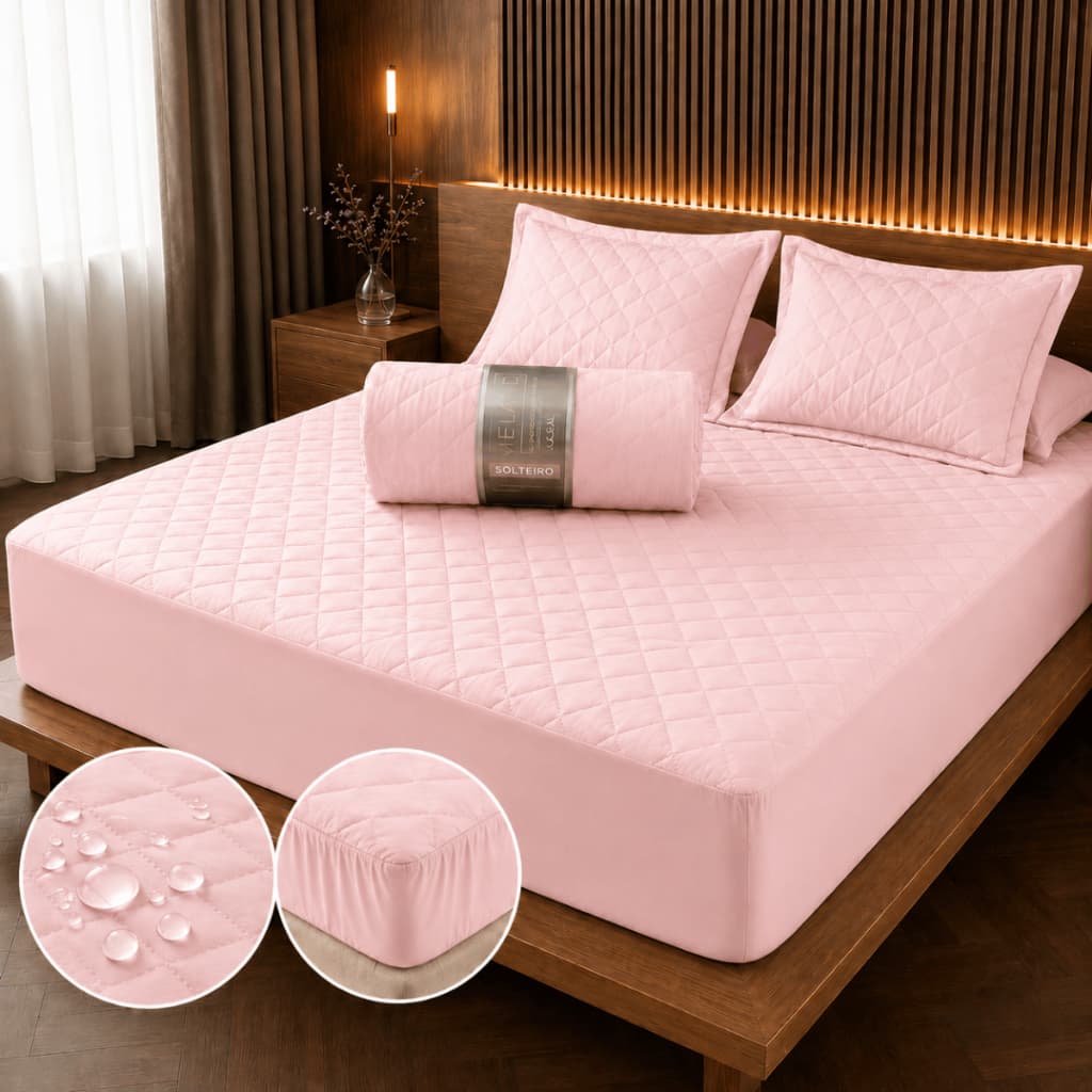 Protetor Colchão Capa Impermeável Antiácaro Antialérgico Queen Casal Solteiro Matelado Mega Promoção