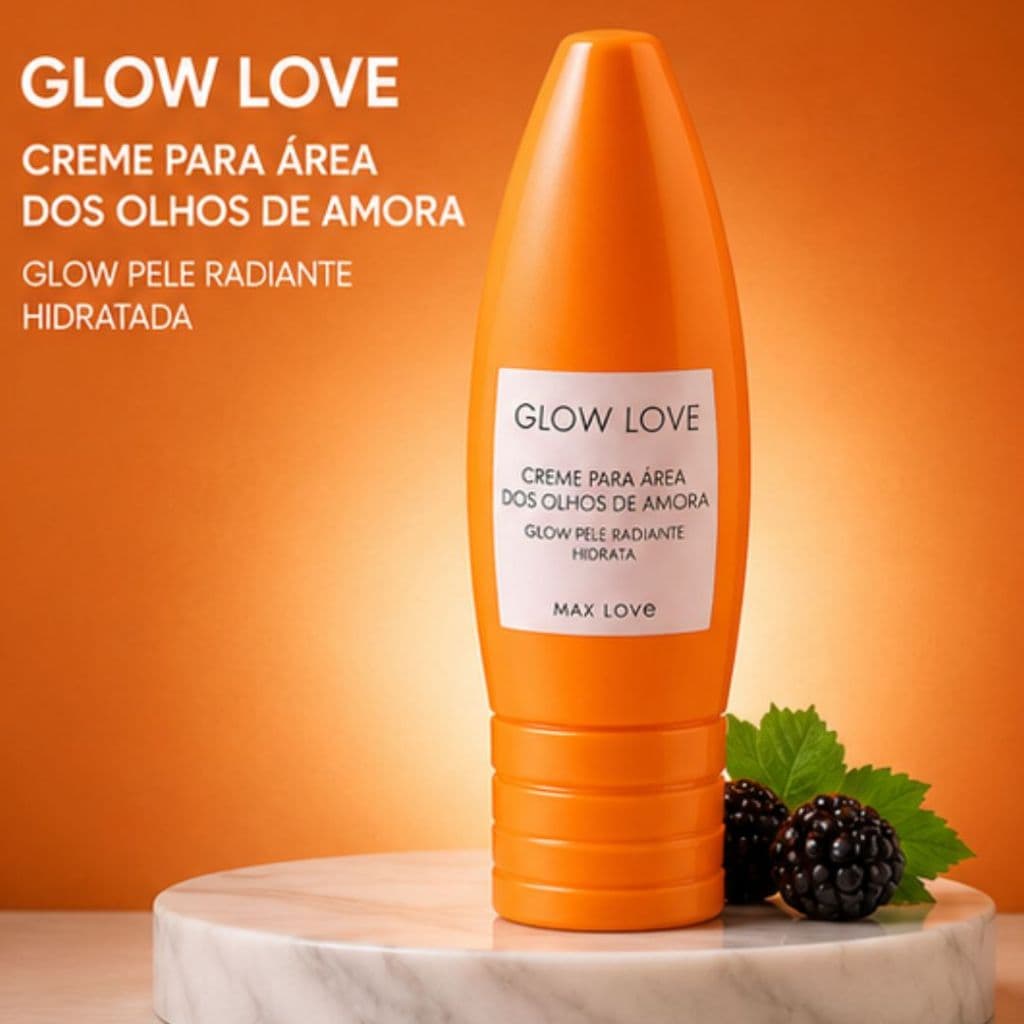 Creme Área Dos Olhos Glow Love Amora Max Love Hidratante Revitalizante
