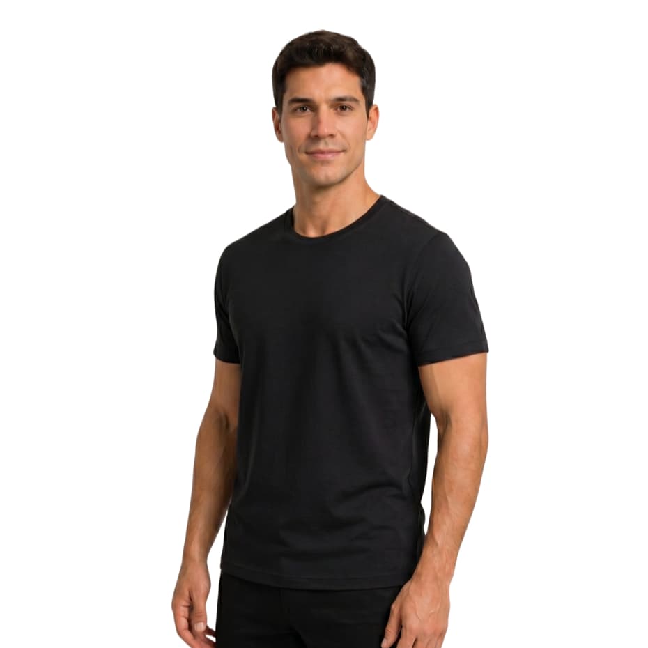 Camiseta Masculina Básica 100% Algodão Premium Casual Confortável Dia a Dia