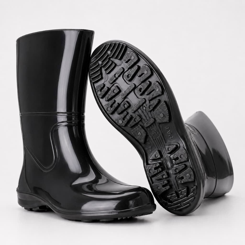 Bota PVC Motociclista Moto Impermeável Forrado Feminina e Casculino Chuva Motoboy Limpeza Açougue Cozinha Agrícola