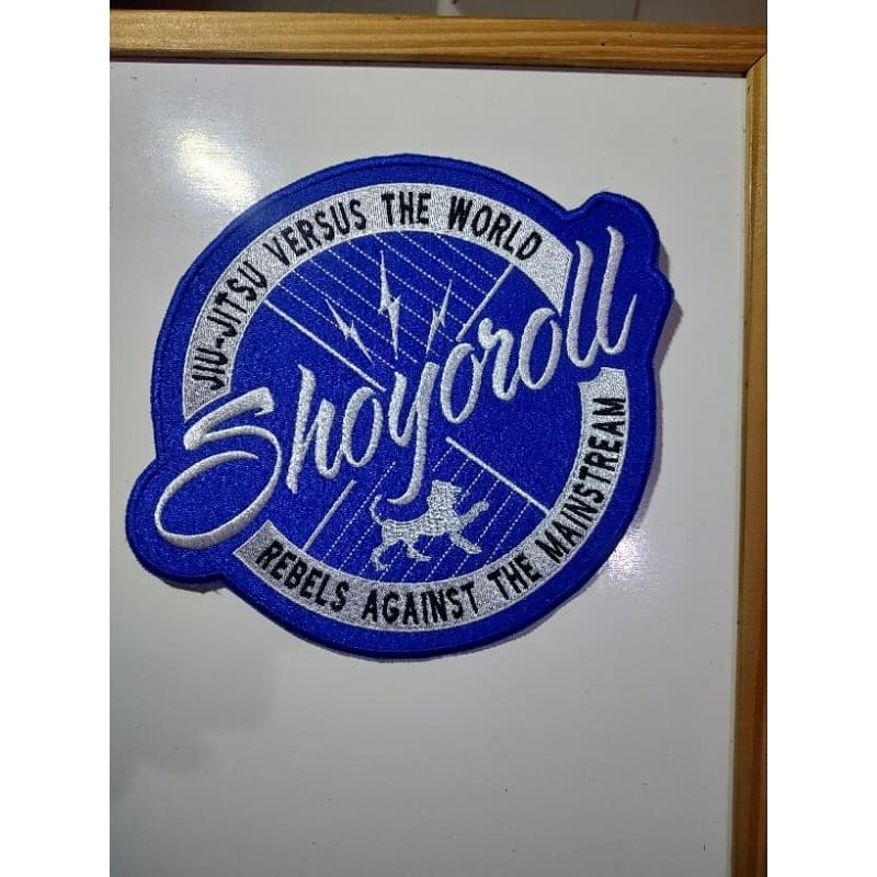 PATCH BORDADO TERMOCOLANTE-LUTA-KIMONO-JIU-JITSU-SHOYOROLL 3