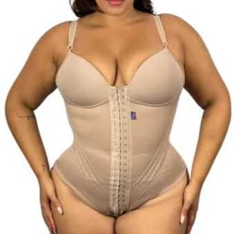 Body Modelador Inteiriço Plus Size Feminino – Redutor de Barriga e Cintura, Alças Ajustáveis, Super Confortável