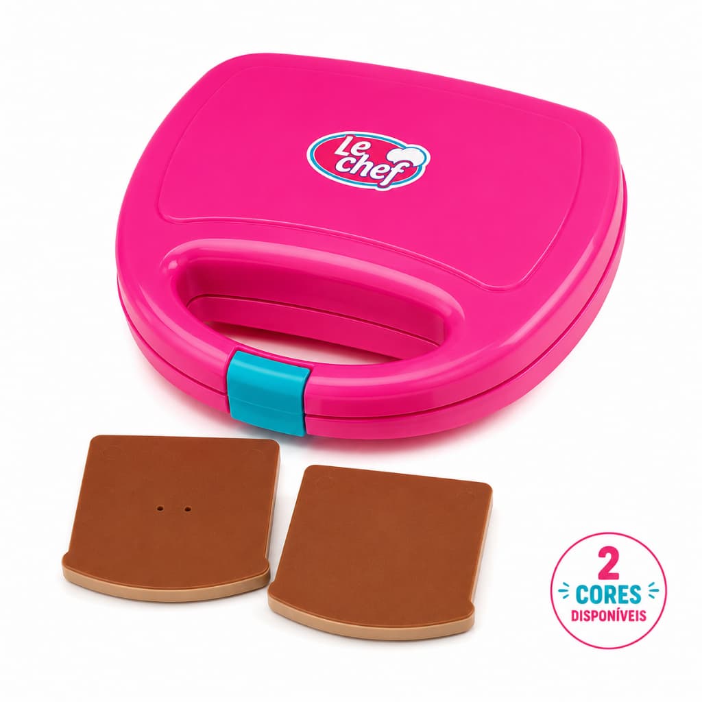 Sanduicheira Infantil de Brinquedo Usual Brinquedos Cozinha de Faz de Conta, Presente para Crianças