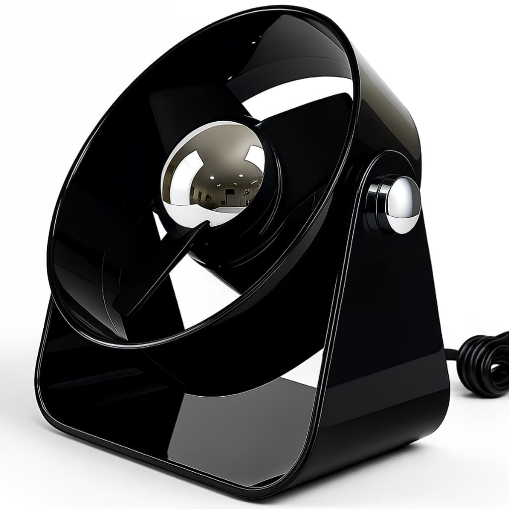 Ventilador De Mesa USB 2 Velocidades Portátil Silencioso Para Carro Escritório