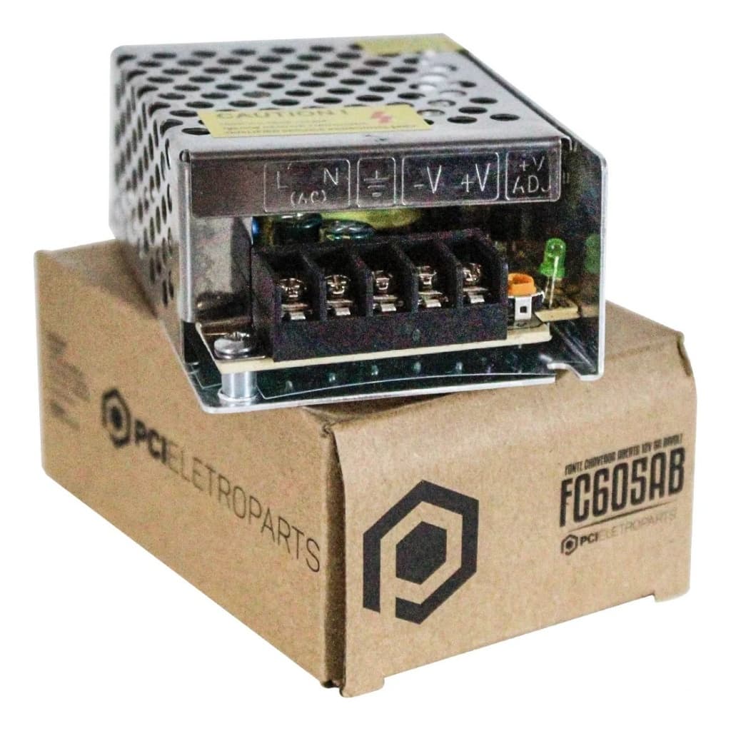 Fonte Colmeia 5a 12v 60w Bivolt Sistema Cameras Cftv Rádios