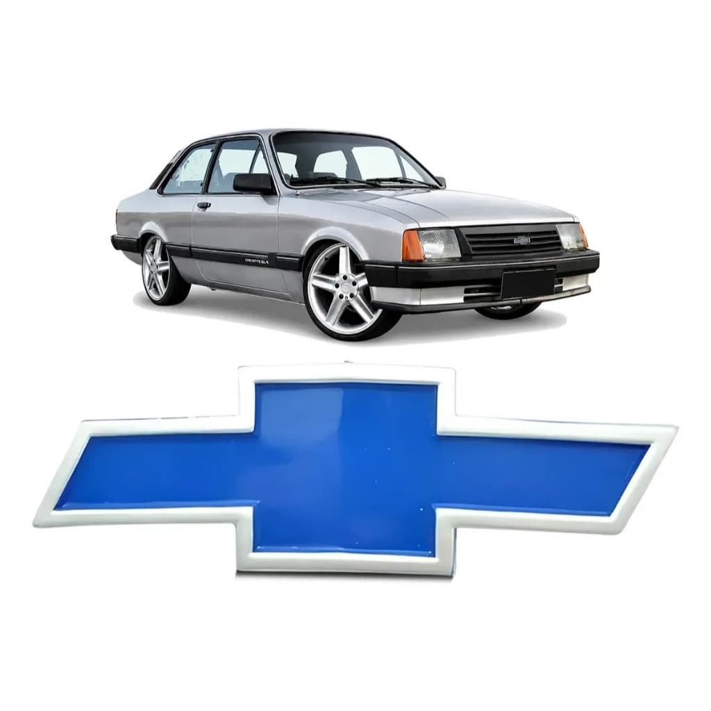 Emblema Logo Azul Chevrolet Grade Monza Chevette 1982 a 1994