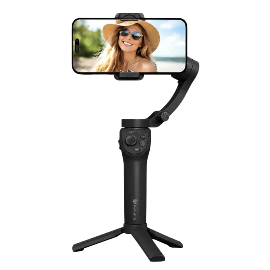 📸 Estabilizador de Celular Peining PEI-M01b Bluetooth 5.2 para iPhone e Android