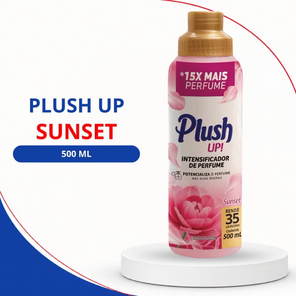 Amaciante Intensificador de Perfume Plush Up Sunset 500ml Perfume Prolongado