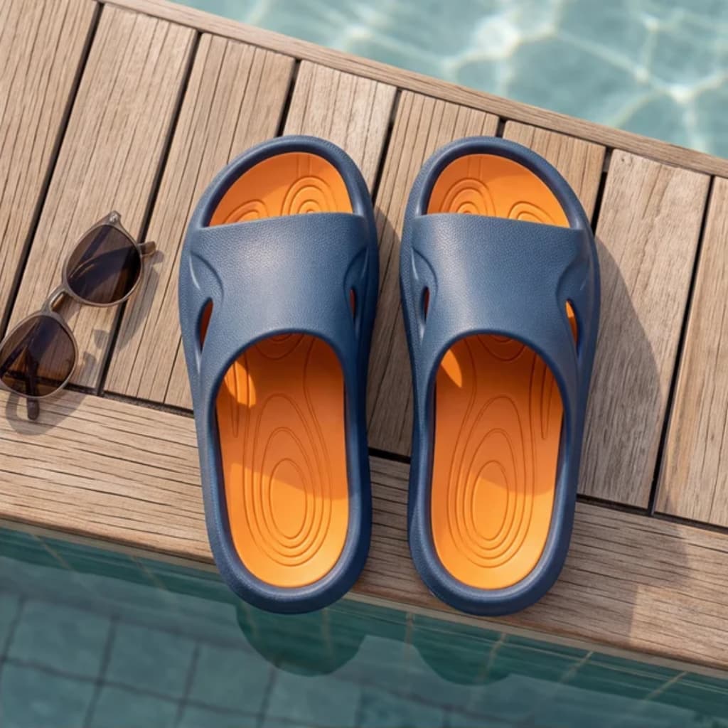 Chinelo Masculino Original Cross Antiderrapante Piscina Academia Praia Verão Palminha EVA Anatômico