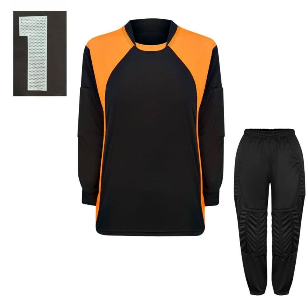 Kit Goleiro Infantil TRB Camisa Calça Acolchoada Futebol Handebol Proteção Conforto com Qualidade