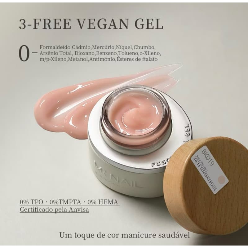 Gel Construtor MR NAIL Funcional 30g Sem Hema Sem TPO Alta Qualidade