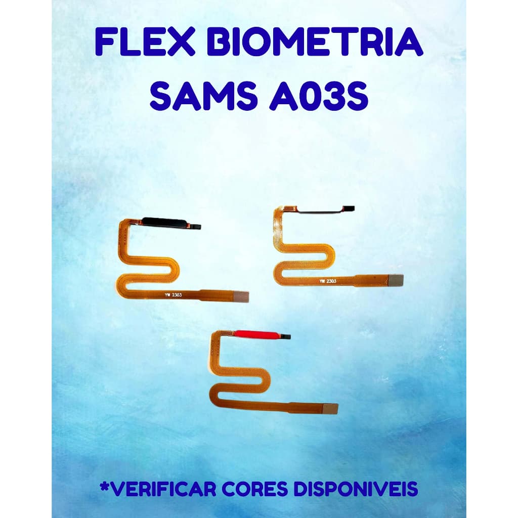 FLEX BIOMETRIA COMPÁTIVEL PARA SAMS A03S, A04S, A05S, A06, A10S, A11, A12/M12/M12S e A13 4G.