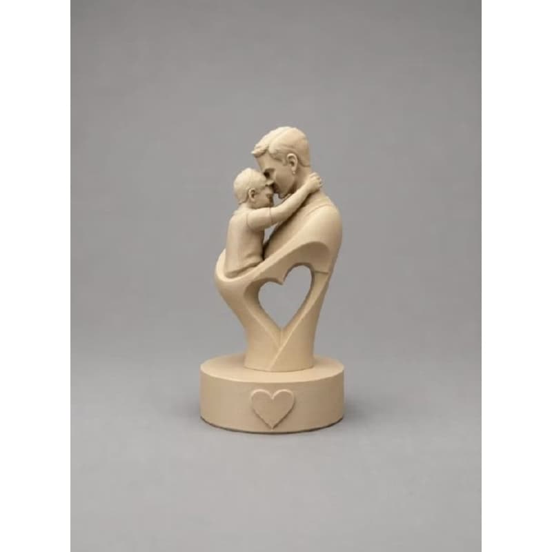 Presente para o dia dos pais! Escultura pais e filhos