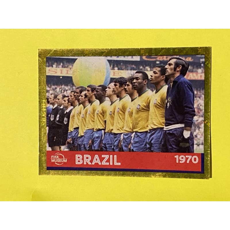 FIGURINHA ORIGINAL BRASIL 1970 ÁLBUM COPA DO MUNDO QATAR 2022 PANINI FIFA MUSEUM ORIGINAL