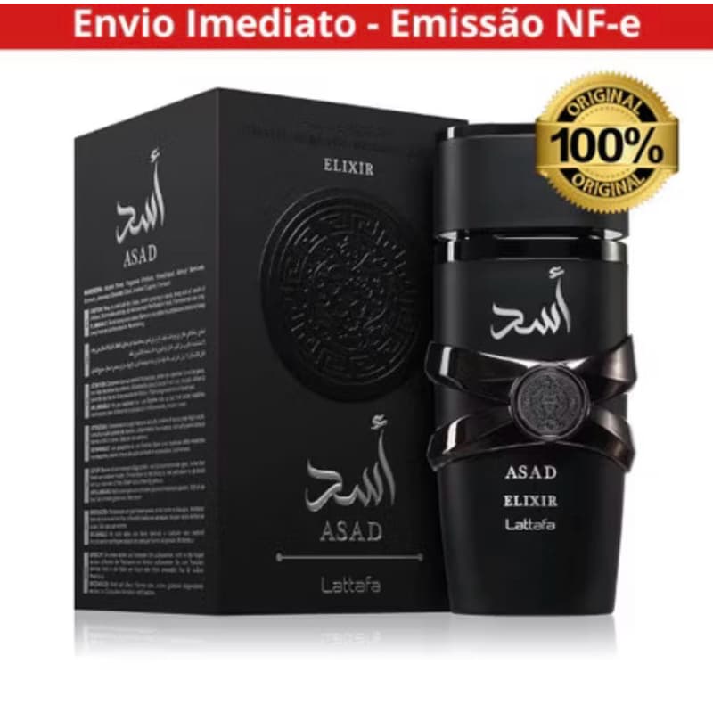 Perfume Masculino Assad, Elixir yara Eau de Parfum – Unissex envio imediato