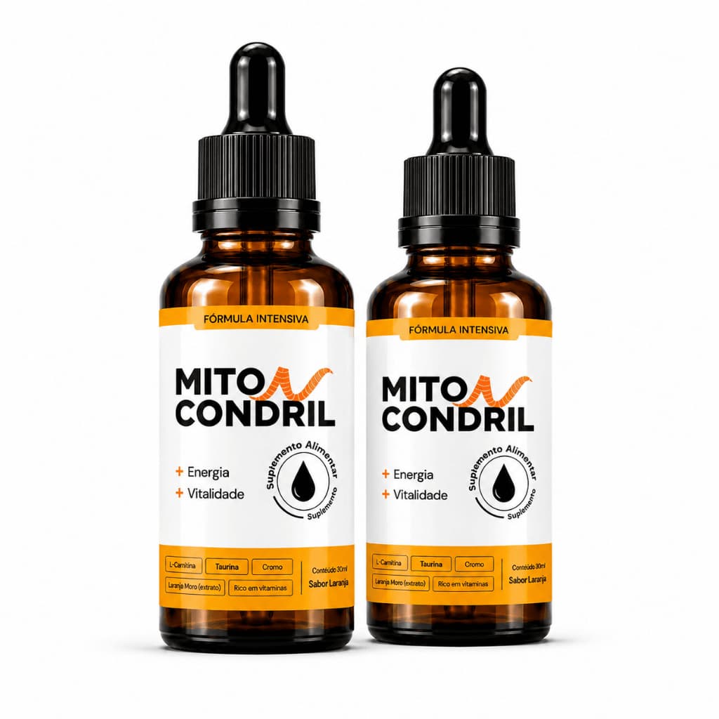Mitocondril - 2 Potes - Metabolismo - Suplemento Alimentar - Envio Hoje