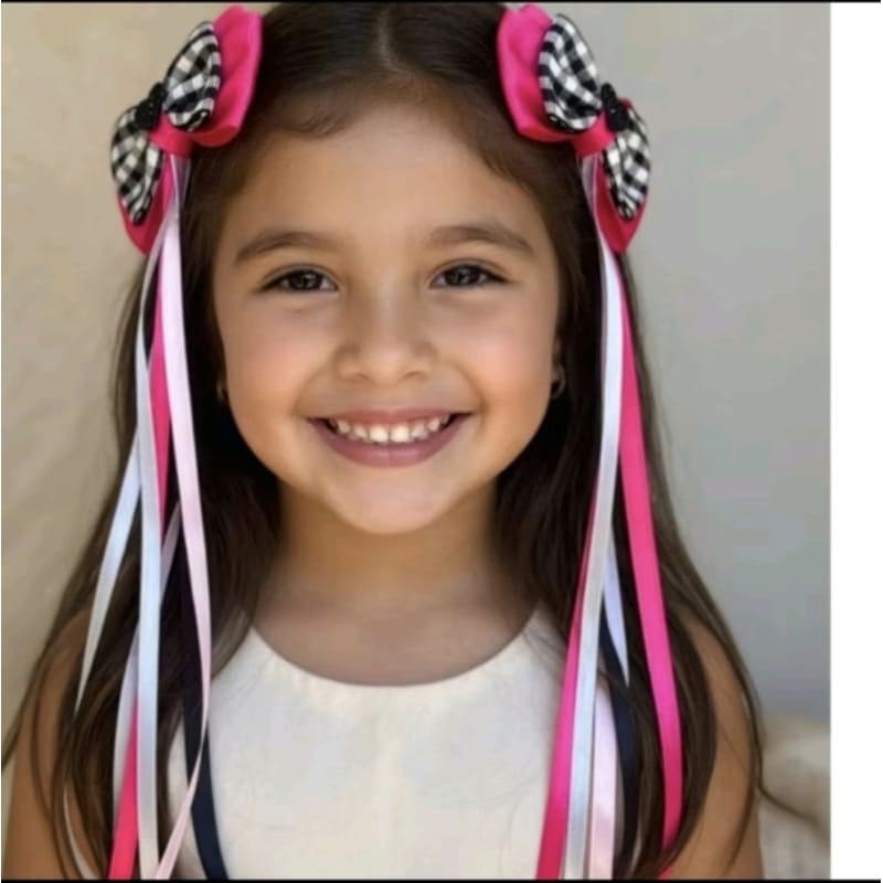 laços de cabelo infantil Copa Festa Junina/Julina para Cabelos