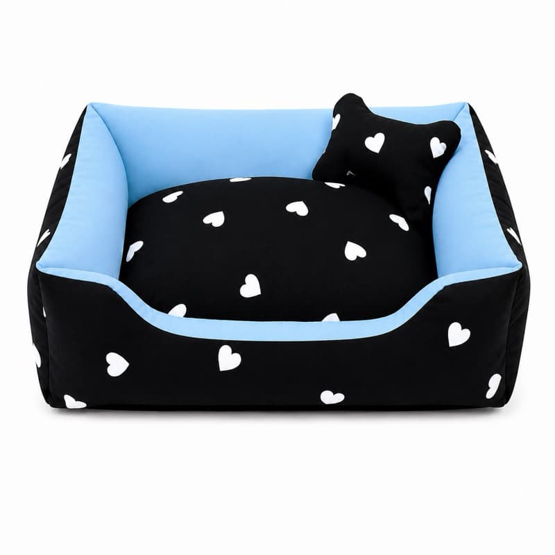 caminha para Cachorro ou Gato Premium Fundo impermeavel com Almofadinha ossinho
