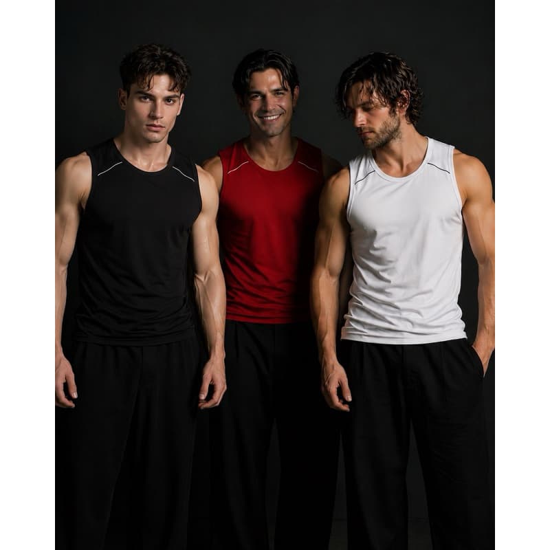 Kit 3 Regata Dry Fit Masculino Esportivo Cross Fitness Treino Verão