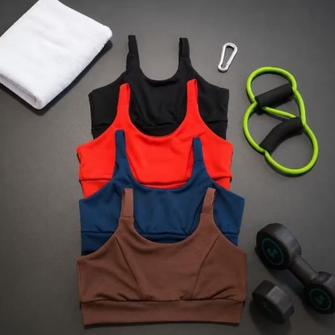 Kit 4 Top Academia Fitness Cropped Suplex com Bojo  Academia, Treino e Conforto
