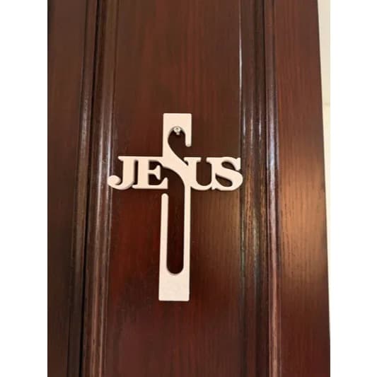 Imagem Crucifixo Jesus Cruz De Parede 18cm Plástico