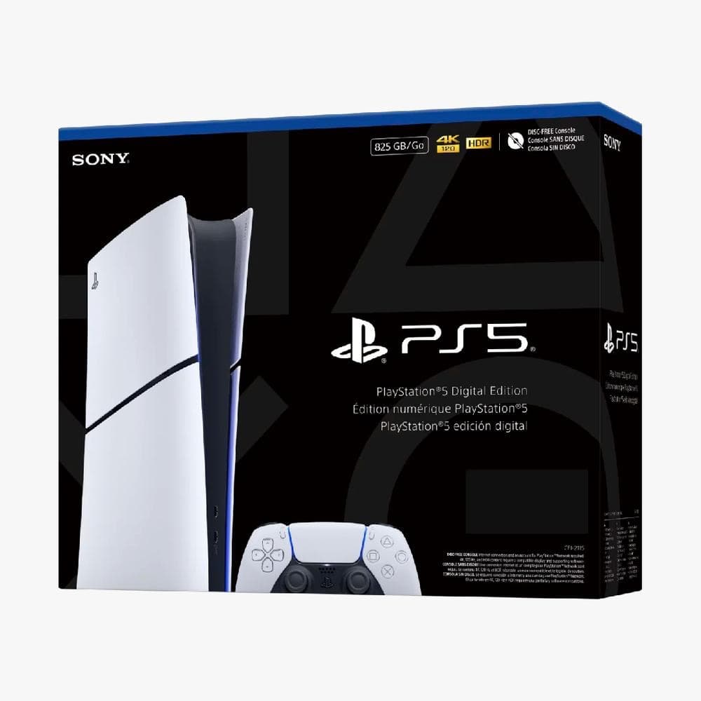 Console PlayStation 5 Slim Digital 825GB + Controle Sem Fio Dualsense Branco