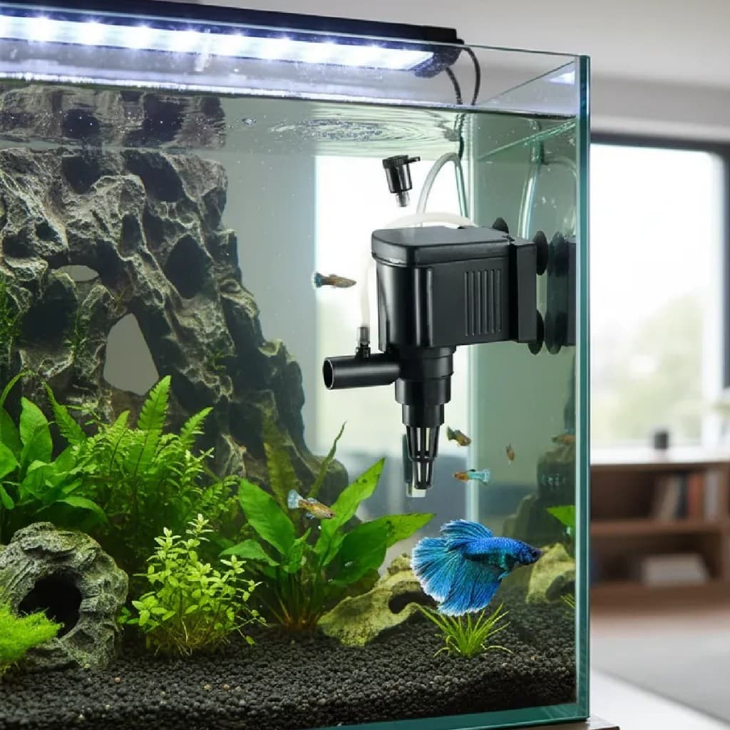 Bomba Submersa Para Aquários Jeneca Pf-408- 200 L/h Peixes de Água doce e Salgado e Lagos