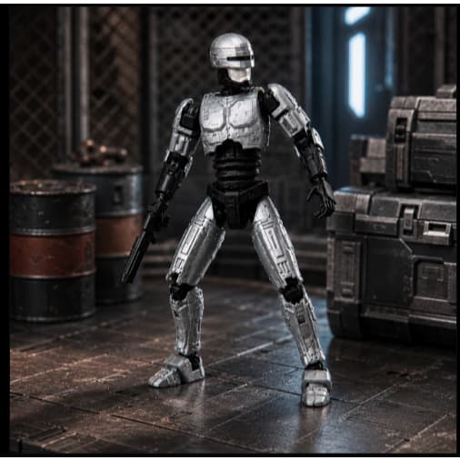 Dummy 13 Kit Completo Estilo RoboCop Boneco Articulado 1 Unidade Desenho Crianças Artistas Desenhos (MONTADO)