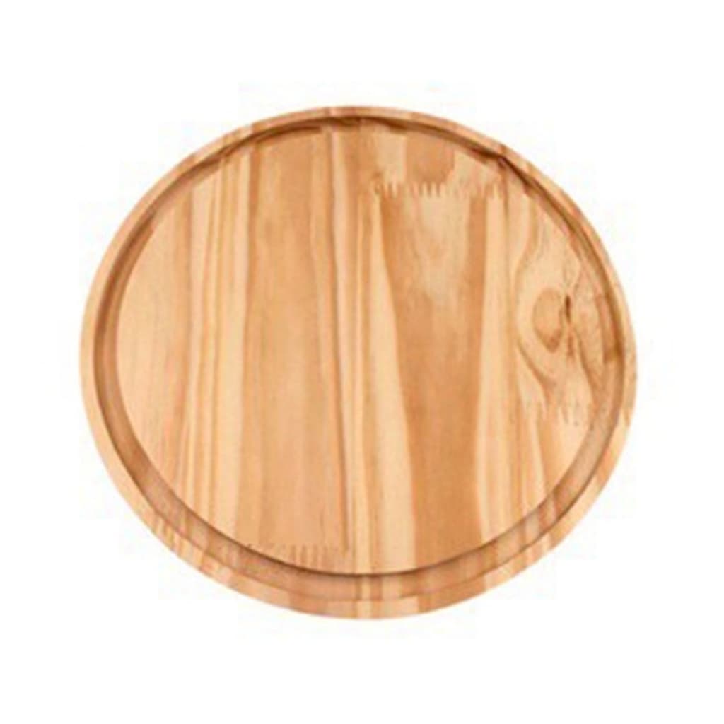 Tábua de Madeira para  Frios e queijos 20cm Redonda Natural  Cozinha, Café, Cha, Bolos, Mesa Posta
