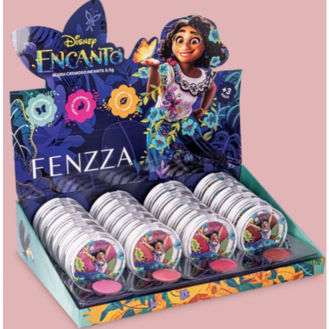 Blush Cremoso Infantil Encanto Fenzza 6,5g | Escolha a Cor