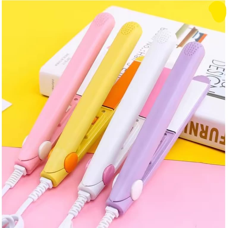 Mini Chapinha de Cabelo Bivolt Portátil com Estojo | Aquecimento Rápido