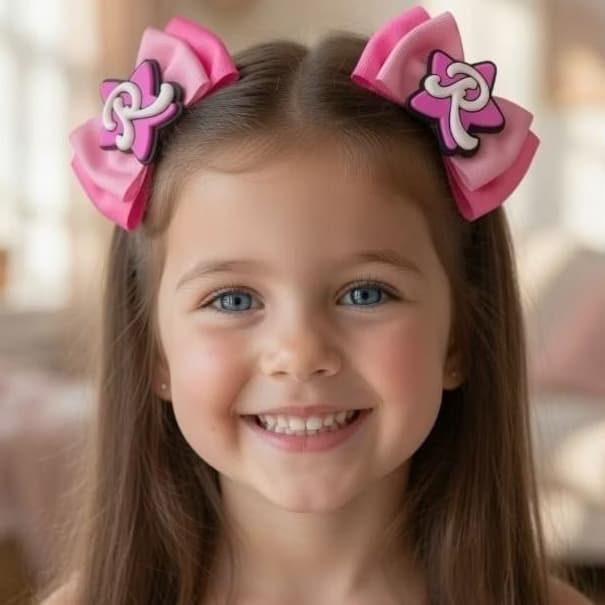 Laços de cabelo Infantil Temático Personagens Menina Boutique Escola Festa