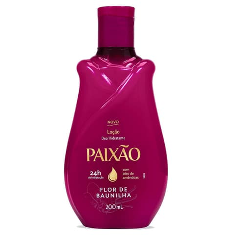 HIDRATANTE CORPORAL PAIXÃO 200ML FLOR DE BAUNILHA