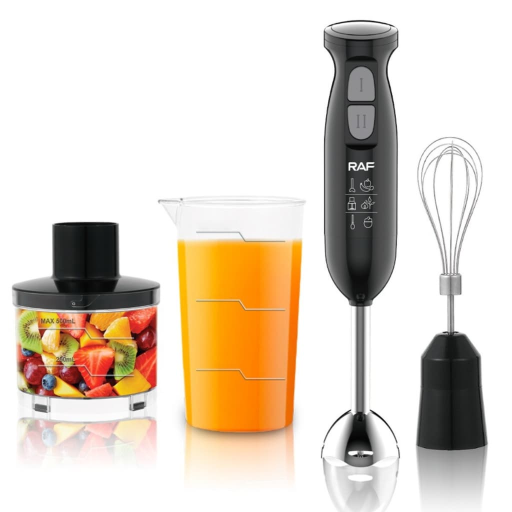 Mixer Elétrico com Processador 4 em 1 300W | Multifunção para Cozinha