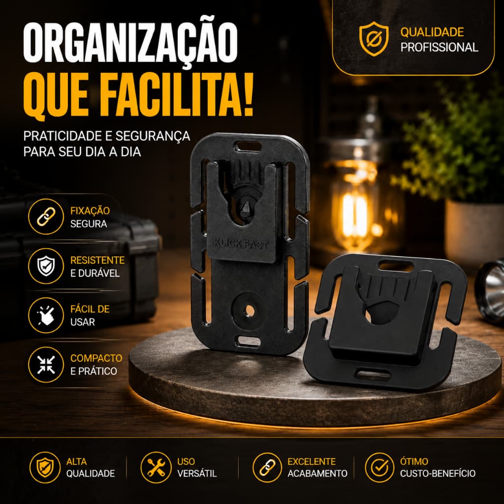 uporte COP para Câmera Corporal Universal Resistente Fixação Tática Premium Durável