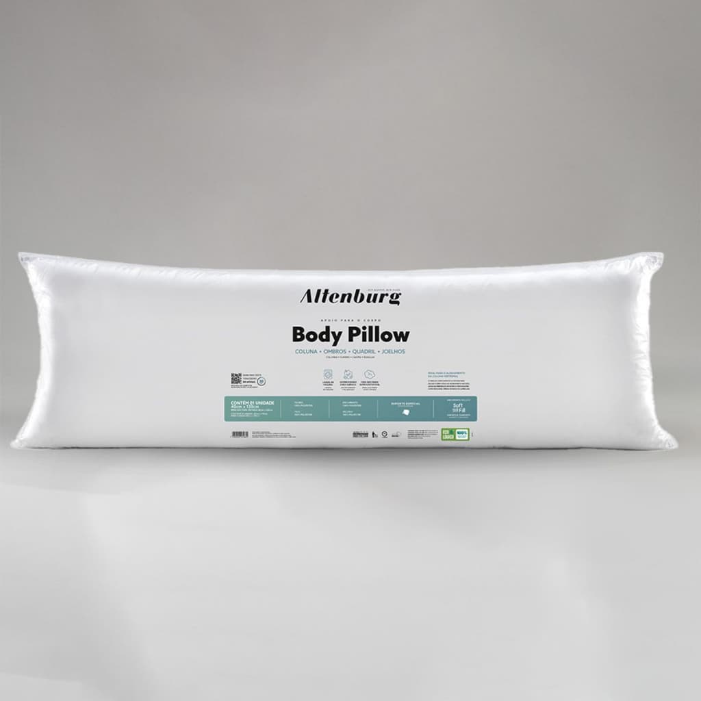 Travesseiro Altenburg Body Pillow 40cm x 1,30m