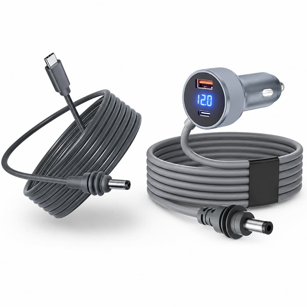 Kit Cabo Starlink Mini Veicular 5 Metros + Cabo Starlink Mini USB-C 2 Metros à Prova d'água Resistente
