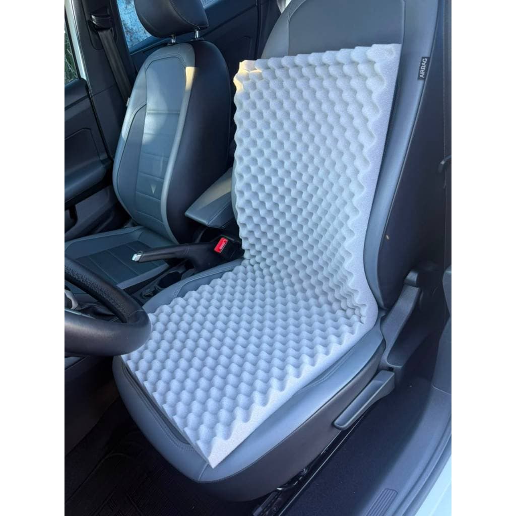 Almofada Ortopédica e encosto 2 em 1 Espuma Perfilada D28 Multiuso 40x90x4cm para Cadeira, Cadeira de Rodas e Carro