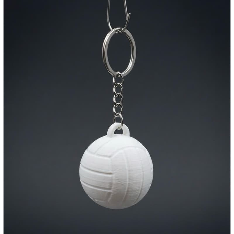 Chaveiro bola de vôlei | volleyball keychain | amantes de vôlei BRANCO