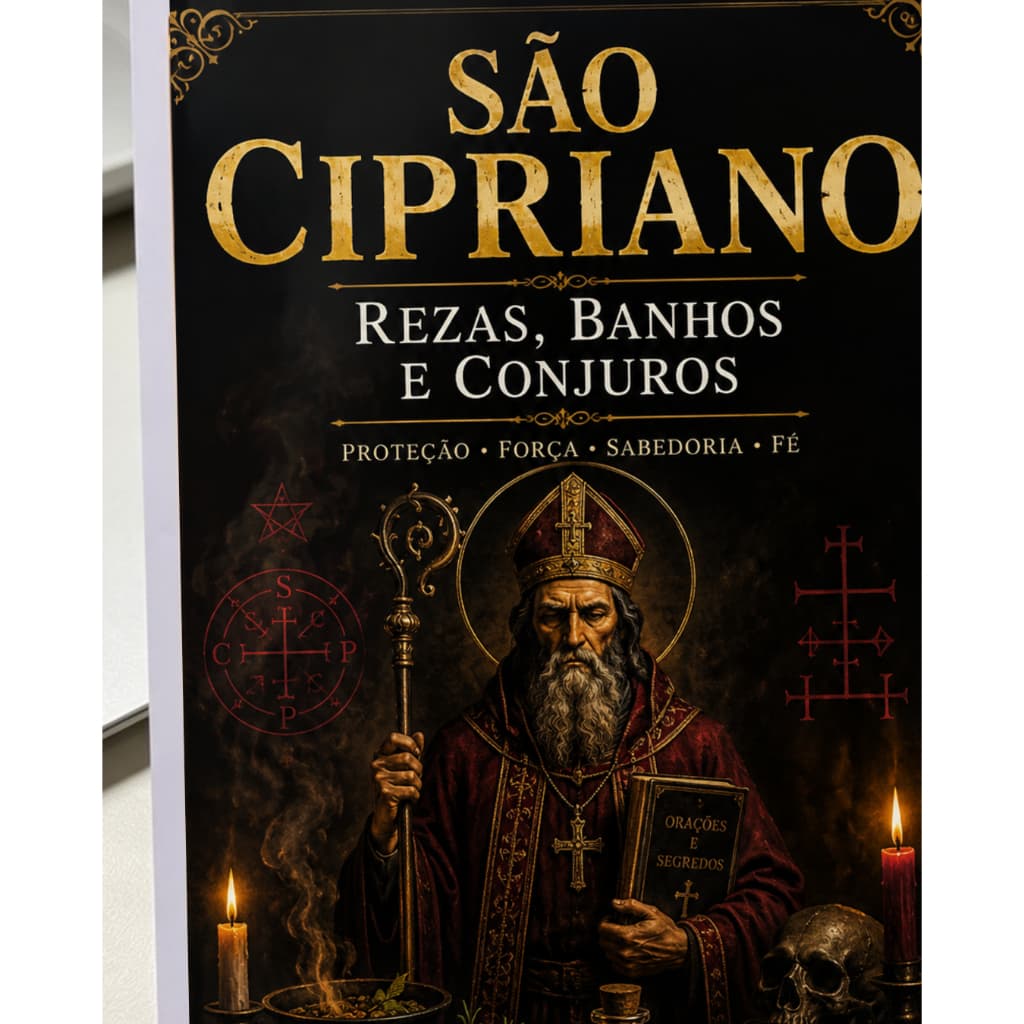Livreto São Cipriano Rezas Banhos e Conjuros