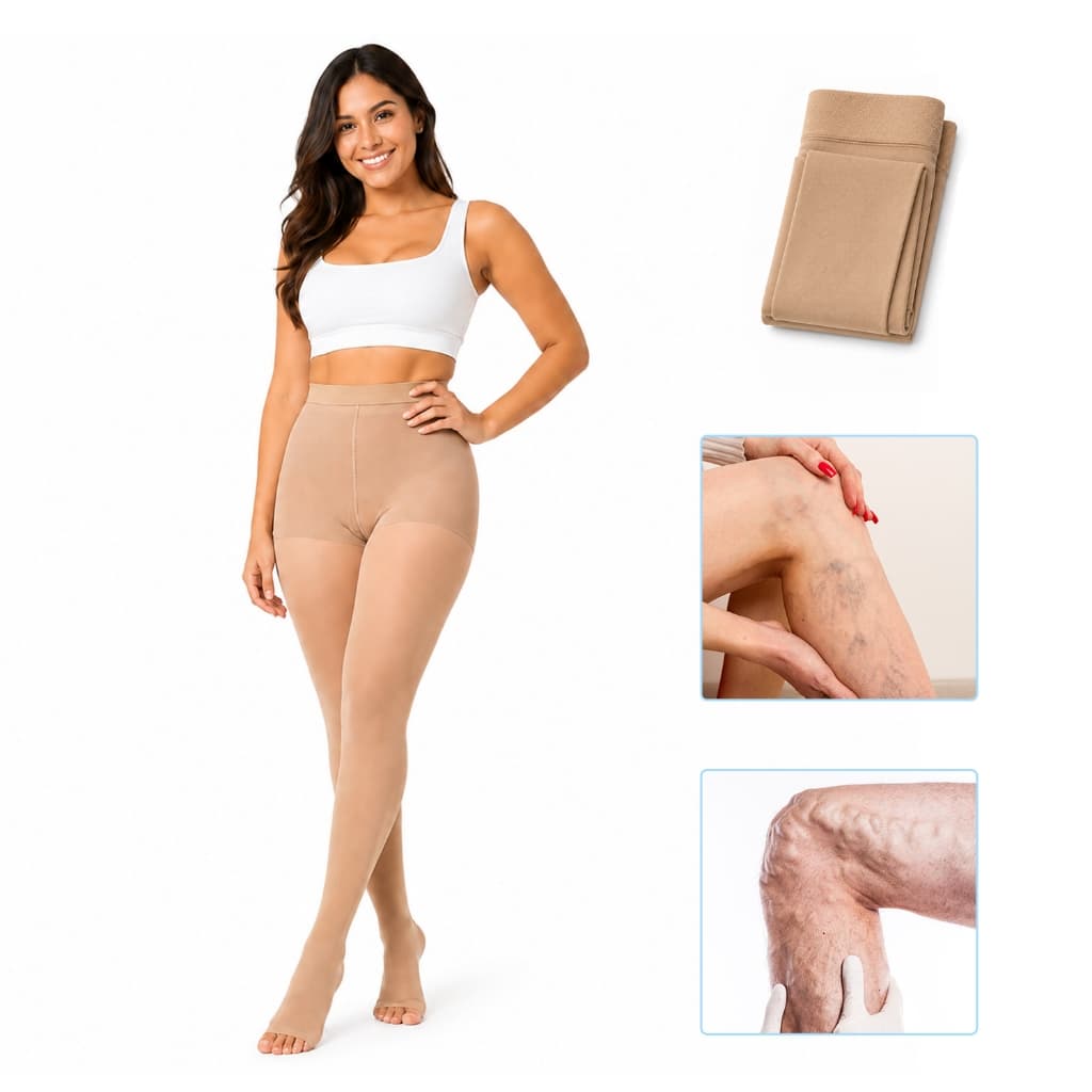 Meia De Compressão Calça Alta Compressão 23-32 Mmhg Confort