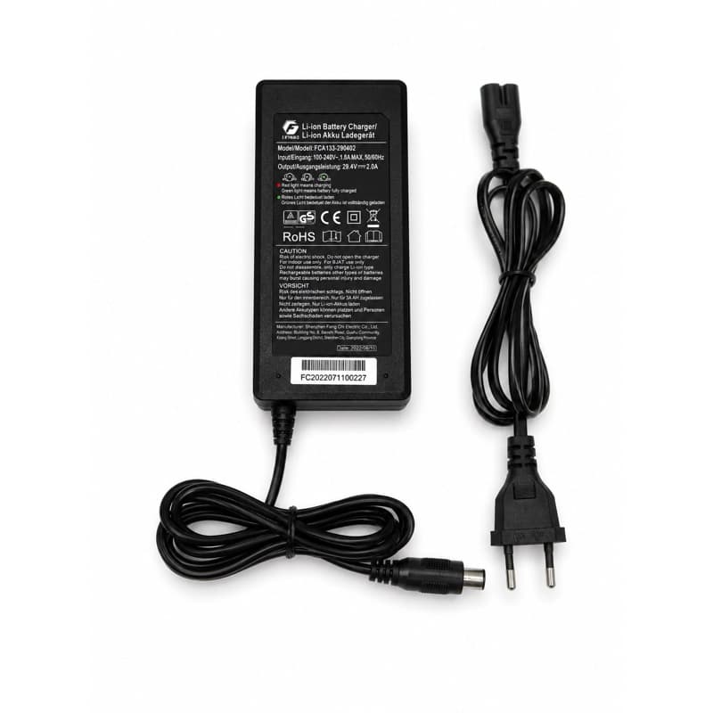 Fonte Carregador 29.4V 2A para Bateria Li-ion