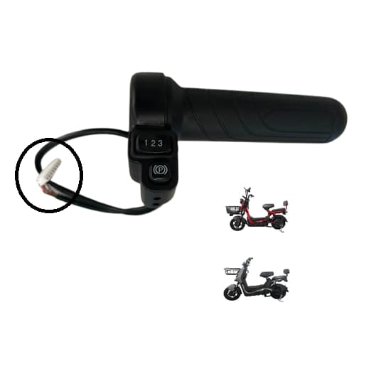 Acelerador Scooter Elétrica Duos Eko-5 Eko-7 ENCAIXE ÚNICO Eko 5, 6 e 7 Manopla Moto Elétrica