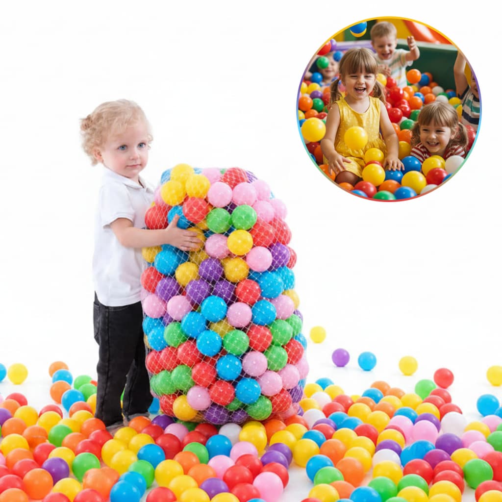 Bolinhas Para Piscina Infantil Coloridas Alto Brilho Não Amassam 100 Unidades