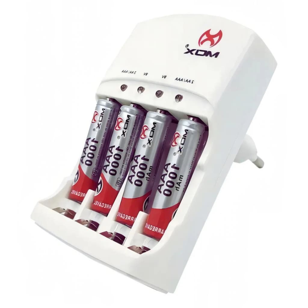 Carregador Mox AAA com Bi-Volt Automático e Auto Stop