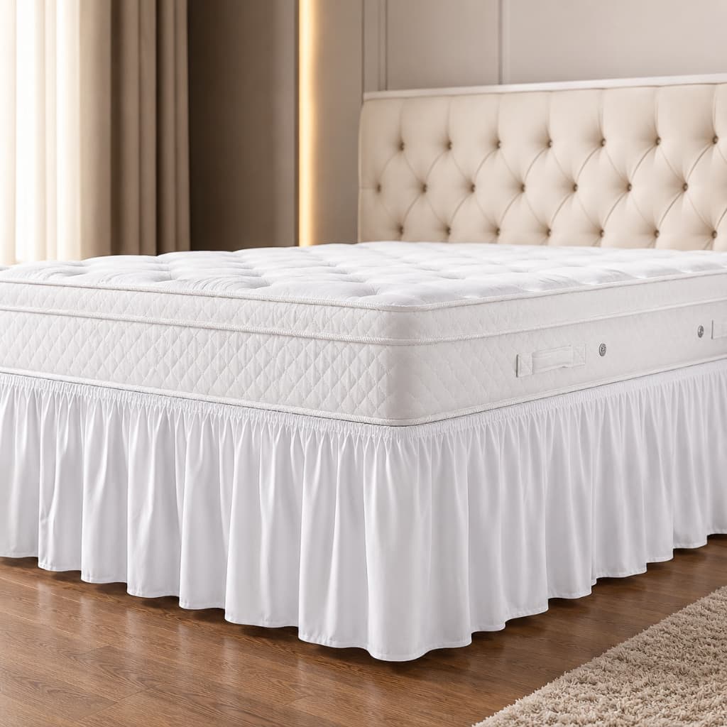 Saia Box Para Cama Baú com elastico ajustavel para os tamanhos Casal Queen e King