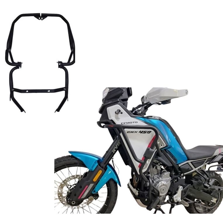 Protetor de Motor Carenagem com pedaleira Chapam - Cf Moto Ibex 450 2026 2027