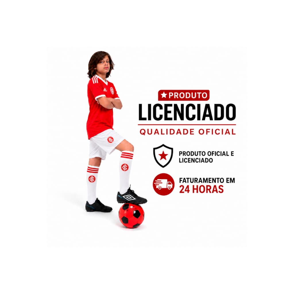 Meião de futebol  do Internacional original infantil/juvenil