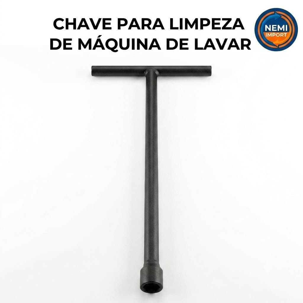 Chave T Longa Saca Parafuso Agitador Lavadora 52cm