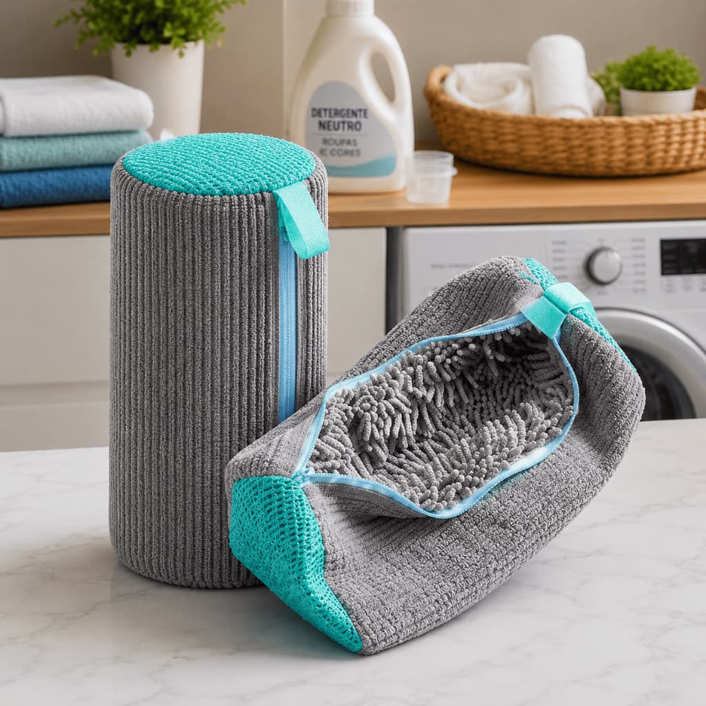 Bolsa Lava Tênis Para Máquina de Lavar Protetora com Zíper Reutilizável Sortida